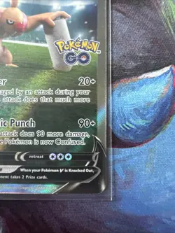 Pokemon TCG Conkeldurr V 074/078 Pokemon GO Full Art Holo Rare NM Mint - Image 4