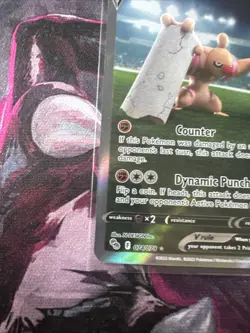 Pokemon TCG Conkeldurr V 074/078 Pokemon GO Full Art Holo Rare NM Mint - Image 5