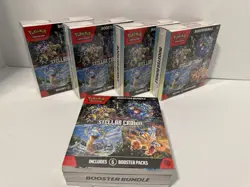 Pokemon TCG: Stellar Crown Booster Bundle (6 Packs) - New & Sealed 5 LOT - Image 1