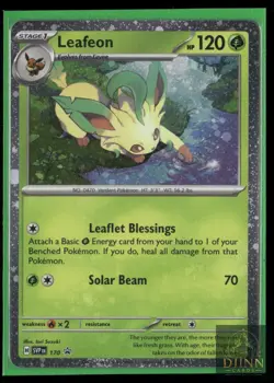 LEAFEON (COSMOS HOLO) 170 HOLO P SVP POKEMON HOLO NM/M - Image 1