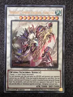 Yugioh Swordsoul Supreme Sovereign-Chengying BODE-EN042 Ultra Rare 1st Ed NM - Image 1