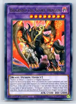 Brigrand the Glory Dragon MP21-EN185 2021 Tin of Ancient Battles Yu-Gi-Oh LP - Image 1