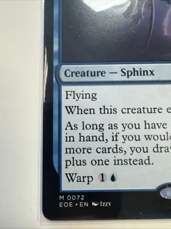 Quantum Riddler #072 Edge of Eternities Creature Sphinx Blue 2025 MTG Card LP - Image 4