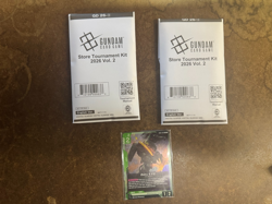 Gundam Card Game - Store Tournament 2026 Vol 2 x2 + Promo NEW/SEALED - Image 1