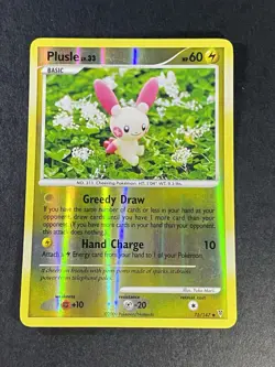 Pokemon TCG Plusle Supreme Victors 2009 Reverse Holo Uncommon Card 76/147 LP - Image 2