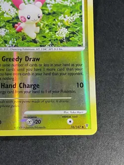 Pokemon TCG Plusle Supreme Victors 2009 Reverse Holo Uncommon Card 76/147 LP - Image 4