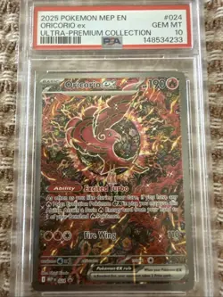 2025 Oricorio Ex Promo Card #024 PSA 10 Gem Mint - Image 1