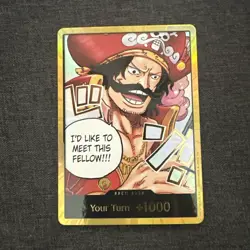 Don!! Card Gold “I’d Like To Meet This Fellow” One piece OP13 - Image 1