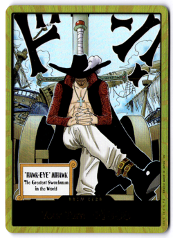 DON!! Dracule Mihawk GOLD Don OP14 Japanese EB04 ONE PIECE Card - Image 1