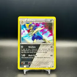 Pokemon Card Bisharp Steam Siege Cosmo Holo Rare 64/114 Near Mint - Image 1