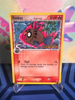 Feebas 49/101 - Reverse Holo - Dragon Frontiers Vintage Mid Era Pokemon - LP+ - Image 1