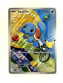 Squirtle MEP 039 ME: Mega Evolution Black Star Promo Pokemon TCG Card NM - Image 1