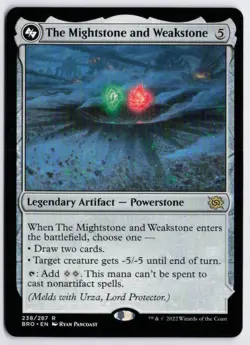 The Mightstone and Weakstone R The Brothers' War 238 NM - Image 1