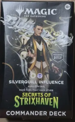 MTG Secrets of Strixhaven Silverquill Influence Commander Precon Deck Sealed - Image 1