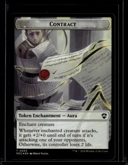 Contract // Pegasus Token - 3 // 5 - Foil - SOC - NM - MTG - Image 1