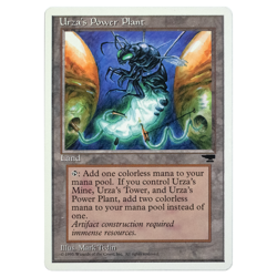 MTG - Urza's Power Plant - Bug - Chronicles - Vintage Magic The Gathering 115c - Image 1