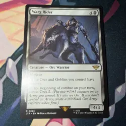 MTG Warg Rider - The Lord of the Rings: Tales of Middle-earth (LTR) NM R 826 - Image 1