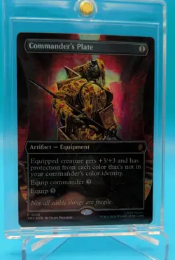 Commander's Plate (Borderless) Promo Teenage Mutant Ninja Turtles Foil - Image 1