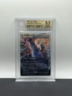 Final Fantasy Buster Sword Foil Alt Art MTG #0351 BGS 9.5 2025 - Image 1