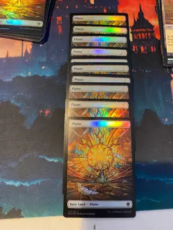 MTG Dominaria United Full Art Foil Plains - Image 1