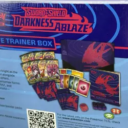 Pokemon Sword and Shield Darkness Ablaze-EliteTrainer BoxETB Factory Sealed 2020 - Image 5