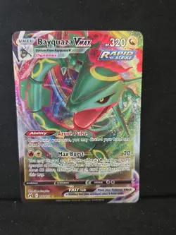 Pokemon TCG Rayquaza VMAX Ultra Rare Holo CRZ #102/159 Lightly Played - Image 1