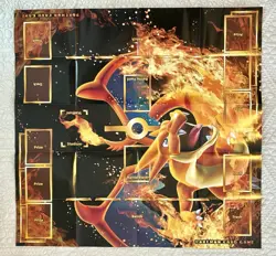 Pokemon TCG - XY Mega Charizard EX Theme Deck Playing Battle Mat - Korean - Image 3