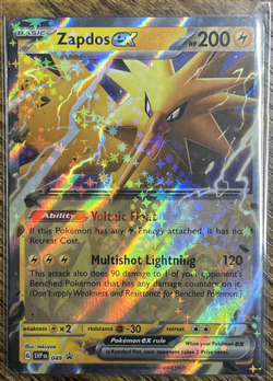 Pokemon TCG - Electabuzz 125/165 Cosmos Holo + Zapdos EX 049 - S&V 151 Promo - Image 1