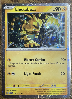 Pokemon TCG - Electabuzz 125/165 Cosmos Holo + Zapdos EX 049 - S&V 151 Promo - Image 3