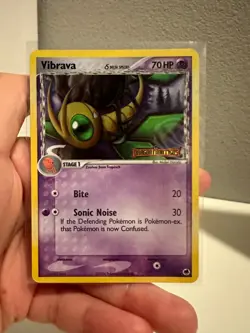 2006 Pokemon, EX Dragon Frontiers, #42/101 Vibrava, Reverse Holo Unc NM 1010#053 - Image 3