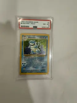 1999 Pokemon Base Set Blastoise Holo #2 PSA 8 NM-MT WOTC - Image 1