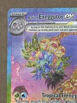 Alolan Exeggutor EX 242/191 Pokemon | Surging Sparks Holo | English | Amazing NM - Image 3