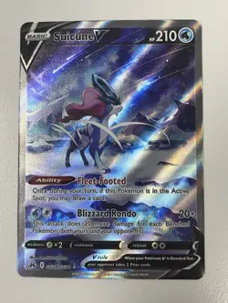 Suicune V GG38/GG70 Holo CRZ:GG Crown Zenith: Galarian Gallery, Pokemon TCG, NM - Image 1