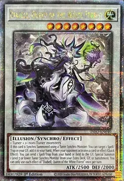 Yugioh! Diabell, Queen of the White Forest - INFO-EN040 - Quarter Century Secret - Image 1