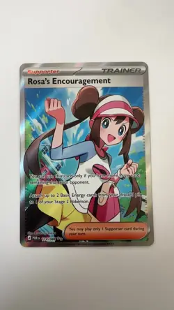 Pokemon TCG Rosa’s Encouragement 114/088 SR Full Art Perfect Order NM - Image 1