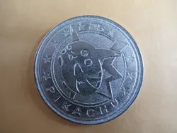 Vintage Pokemon Pikachu Metal Coin #25 2000 Nintendo Wizards - Image 1