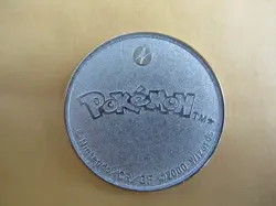 Vintage Pokemon Pikachu Metal Coin #25 2000 Nintendo Wizards - Image 2
