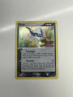 Pokemon TCG Absol 18/110 Holon Phantoms Reverse Holo Stamped - Image 1