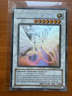 Yugioh Ancient Fairy Dragon ANPR-EN040 Ghost Rare LP - Image 1