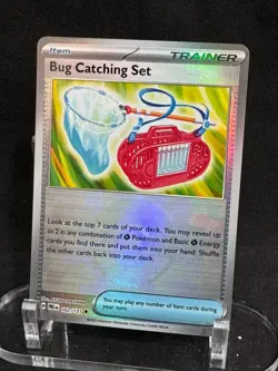 Bug Catching Set (Poke Ball Pattern)102/131 Prismatic Evolutions Pokemon Holo NM - Image 1