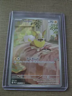 Yamper 099/094 Illustration Rare Pokemon ME Phantasmal Flames NM - Image 1