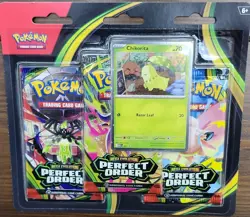 Pokemon Mega Evolution Perfect Order Booster 3 pack Blister and 1 booster bundle - Image 2