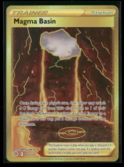 Magma Basin 185/172 Secret Rare Brilliant Stars Pokemon NM/M - Image 1