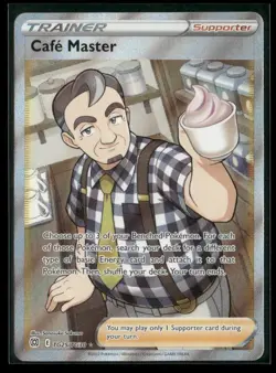 Cafe Master TG25/TG30 Ultra Rare Brilliant Stars Trainer Gallery Pokemon NM/M - Image 1