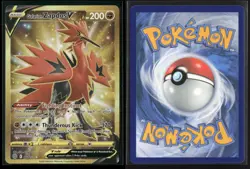 Galarian Zapdos V 182/172 Secret Rare Brilliant Stars Pokemon NM/M - Image 3