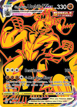 Single Strike Urshifu VMAX TG29/TG30 Brilliant Stars Pokemon NM/M - Image 4