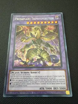 LDS3-EN076 Predaplant Triphyoverutum Secret Rare Limited Edition NM YuGiOh NA Pr - Image 1