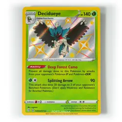 Pokemon - Decidueye - SV003/SV122 - SWSH Shining Fates - Shiny Vault Card - Image 1