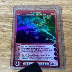 Chaotic Agitos Eloquent Motivator 8/100 Super Rare Creature Card 2008 TCG - Image 1