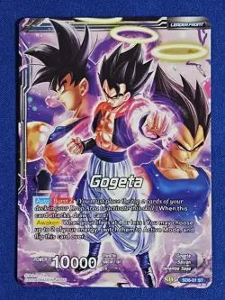 Knockout Strike Gogeta - SD6-01 Foil - Dragon Ball Super Card NM - Image 2